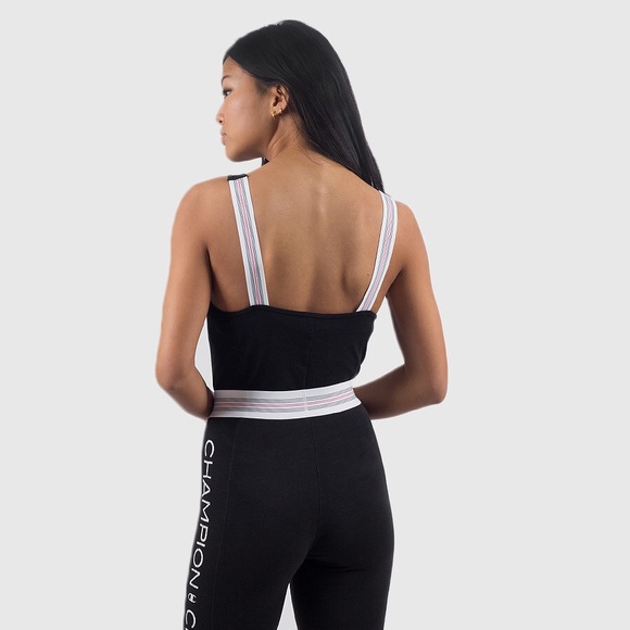 Women’s Champion Tank Bodysuit - Black - Picture 4 of 7